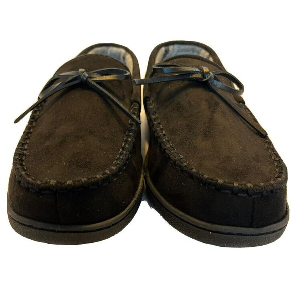 Dockers NIB Men’s Memory Foam Indoor Outdoor Outsole Black Slippers-L (9/10) - Picture 4 of 16